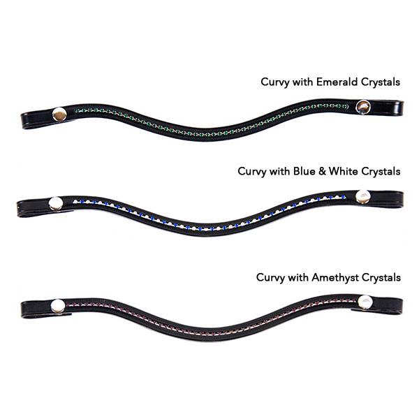 English Browband Curvy Style